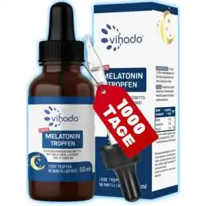Einschlaftropfen vihado melatonin tropfen 1000 naechte