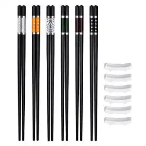 Essstaebchen queta glasfaser 6 paar spuelmaschinenfest asiatisch