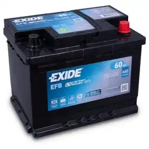 Exide autobatterie exide autobatterie el600 efb 12 v 60 ah