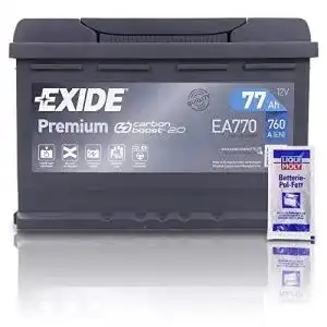 Exide autobatterie exide ea770 premium carbon boost