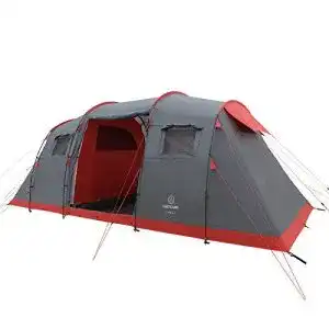 Familienzelt justcamp lake 6 campingzelt fuer 6 personen