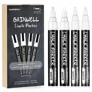 Fenstermalstifte gainwell weisser fluessiger kreidemarker