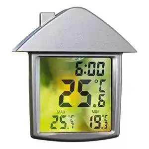 Fensterthermometer selva digitales wetterinstrument