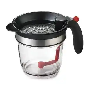 Fetttrennkanne cuisipro easy drip fetttrenner fuer bratensaft 1 l