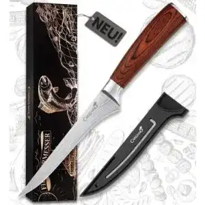 Filetiermesser caridano scharfes filiermesser mit klingenschutz