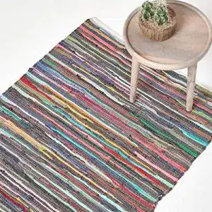 Flickenteppich homescapes chindi teppich handgewebt