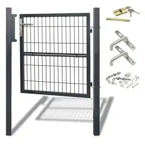 Gartentor randaco 100x100cm anthrazit gartentuer