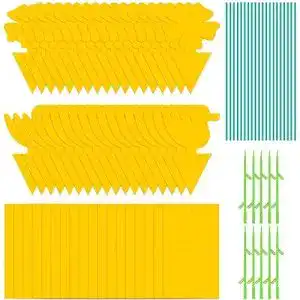 Gelbtafeln papiwa fliegenfalle gelbsticker 84pcs fruchtfliegenfalle