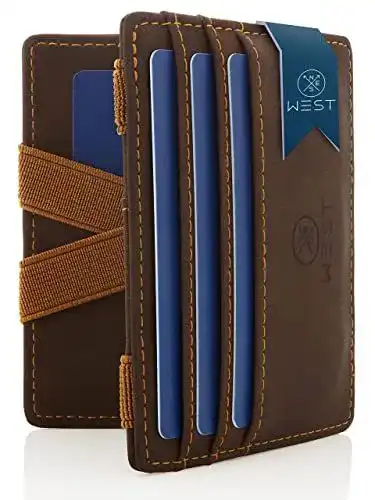 Herren Geldbörse WEST Magic Wallet mit Münzfach und RFID Schutz