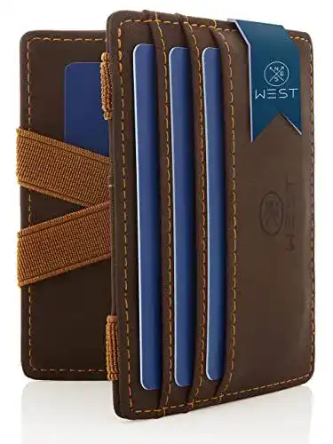 Herren Geldbörse WEST Magic Wallet mit Münzfach und RFID Schutz