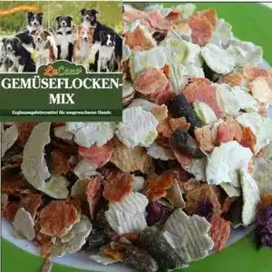 Gemueseflocken hund lucano 1 kg gemueseflocken mix fuer hunde
