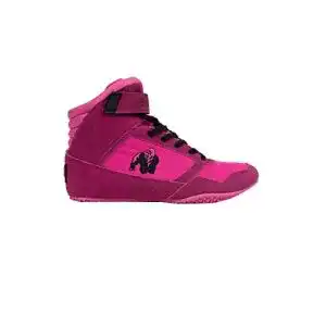 Gewichtheberschuhe damen gorilla wear high tops black pink