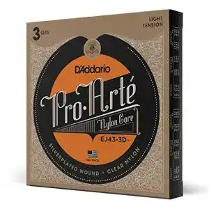 Gitarrensaiten konzertgitarre daddario gitarrensaiten pro arte