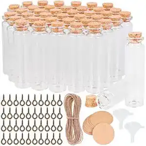 Glasflaeschchen cieex reagenzglas mit korken 40 x 20 ml mini