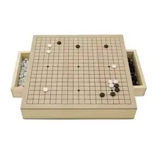 Go spiel hebsacker verlag 19x19 go holzbox mit schubladen