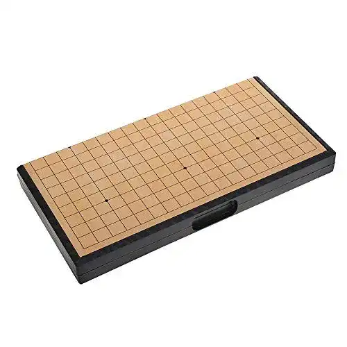 Go Spiel Set von VGEBY Leichtes PVC Magnet Falt Weiqi Set