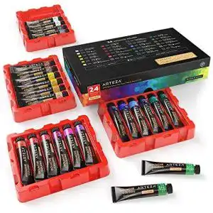 Gouachefarben arteza gouache farben set mit 24 premium