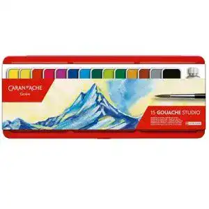 Gouachefarben caran dache gouache tabletten 15 farben
