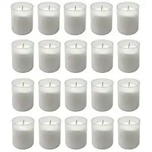 Grabkerze hac24 20er set grablicht weiss kleine friedhofskerzen