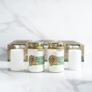 Grabkerze hofer friedlicht 2 stk glas grablicht waldlichtung