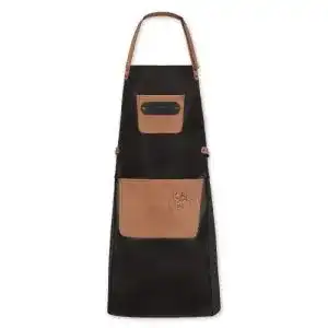Grillschuerze leder black forest fox bueffel leder schuerze