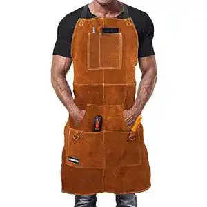Grillschuerze leder dimweld schweisserschuerze aus leder