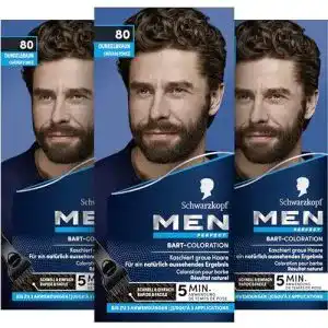 Haarfaerbemittel herren men perfect schwarzkopf bart coloration 80