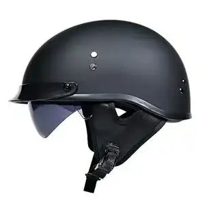 Halbschalenhelm bdtot mit ece jethelm retro mit visier