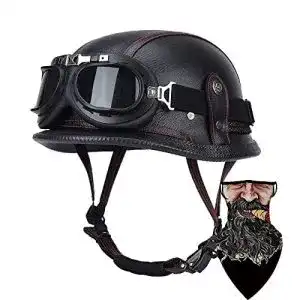 Halbschalenhelm dirertys deutsche leder motorrad halbhelme