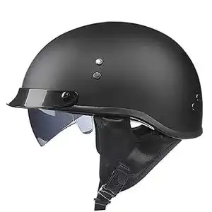 Halbschalenhelm djcala motorrad halbhelme brain cap