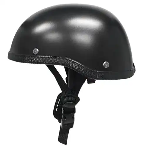 Halbschalenhelm VISLONE Motorrad Jethelm in Mattschwarz