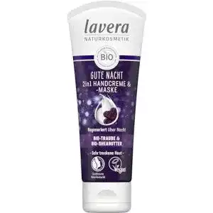 Handmaske lavera gute nacht 2in1 handcreme maske