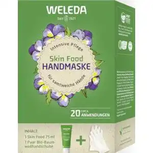 Handmaske weleda bio skin food set naturkosmetik handpflege