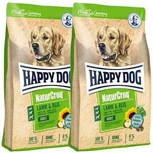 Happy Dog Trockenfutter 2 x 15 kg NaturCroq Adult Lamm & Reis
