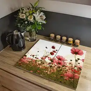 Herdabdeckplatten banjado herdabdeckplatte glas 2 teilig