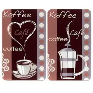 Herdabdeckplatten maximex herdabdeckplatte kaffeeduft 2er