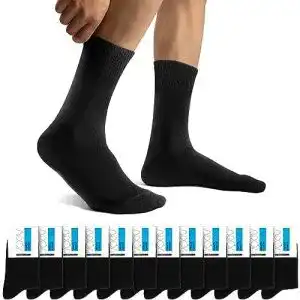 Herrensocken schwarz falechay herren business socken 12 paar