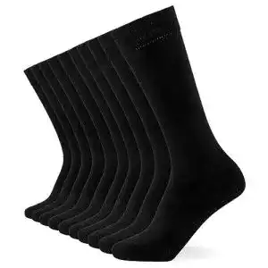 Herrensocken schwarz fm london herren 10er pack einfarbige