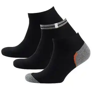 Herrensocken schwarz nur der 3er pack sport sneaker socken