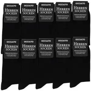 Herrensocken schwarz occulto schwarze socken 10 30er pack
