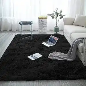 Hochflor teppich aujelly soft area rug schlafzimmer shaggy