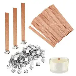 Holzdocht fantasyon 100 stueck kerzendocht aus holz holz kerze