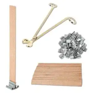 Holzdocht fviexe 100 stueck holz kerzendochte 13 x 1 2 cm