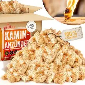 Holzwolle-Anzünder