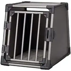 Hundebox auto trixie hunde transportbox aluminium in graphit