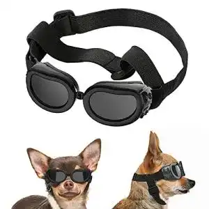 Hundebrille lewondr sonnenbrille fuer hunde uv schutzbrille