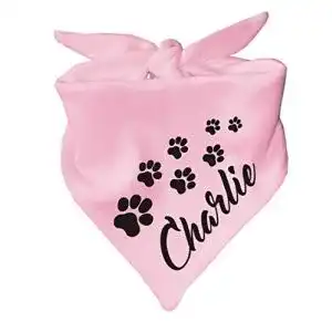 Hundehalstuch kleiner fratz hunde dreiecks halstuch fb rosa