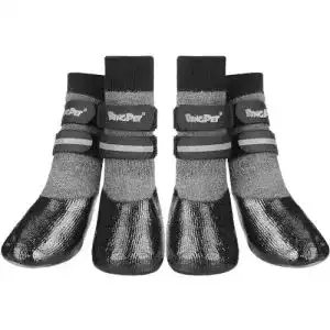 Hundesocken bingpet mit anti rutsch wirkung und riemen