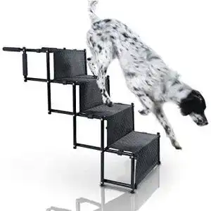 Hundetreppe bella balu faltbar 4 stufen einstiegshilfe