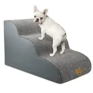 Hundetreppe nepfaivy fuer kleine hunde 3 stufig haustiertreppe